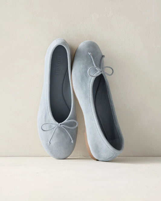 Suede Ballet Flats