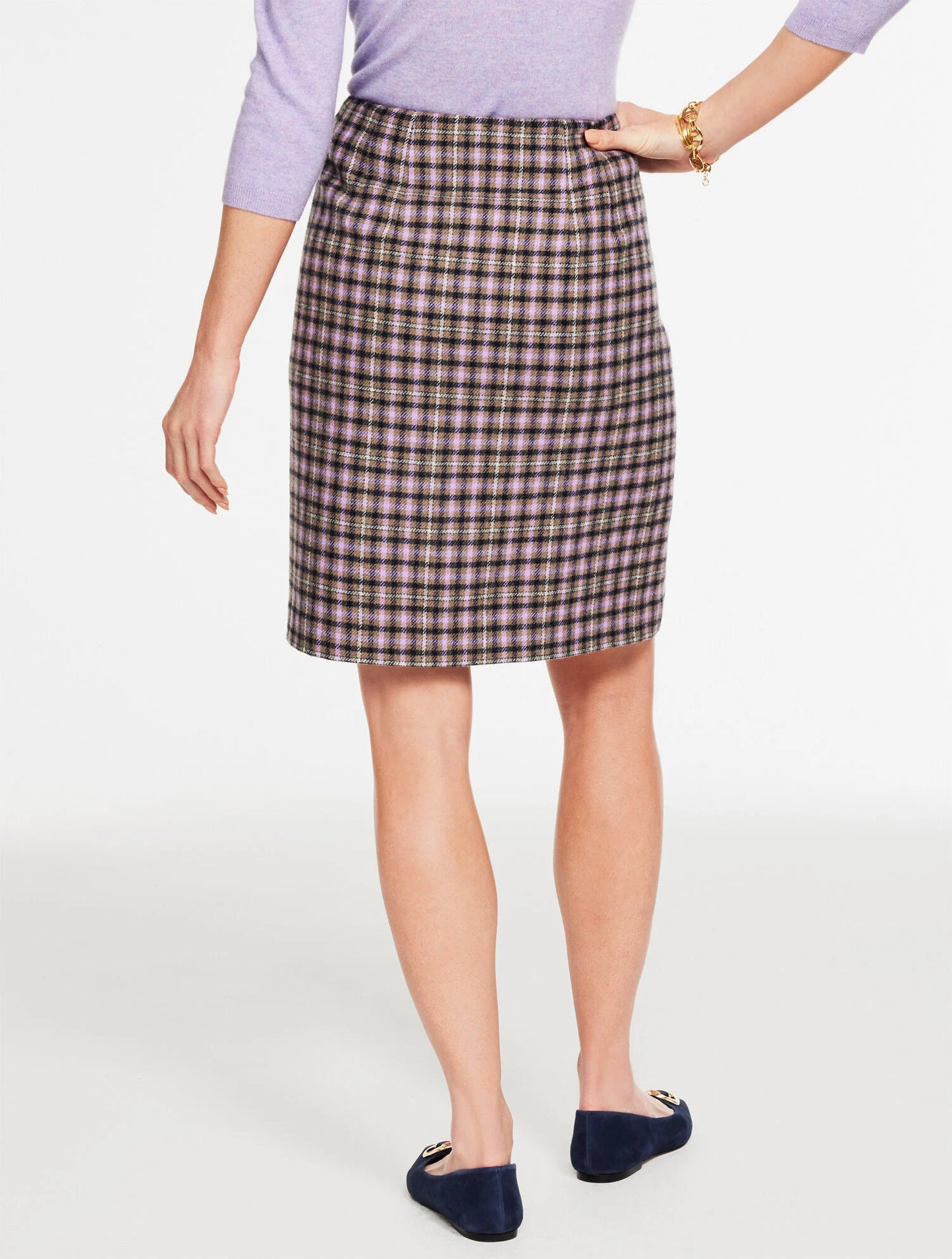 Pemberley Plaid A-Line Skirt