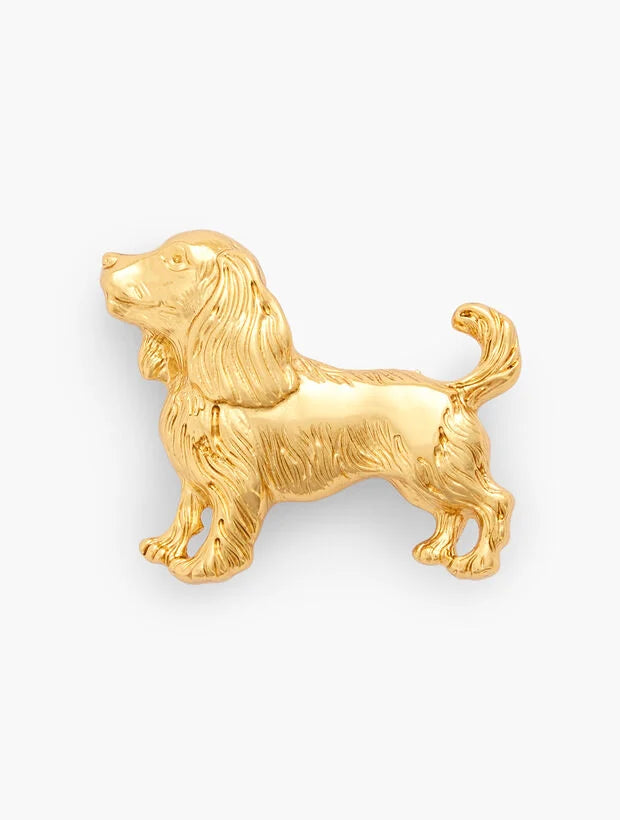 Spaniel Dog Brooch