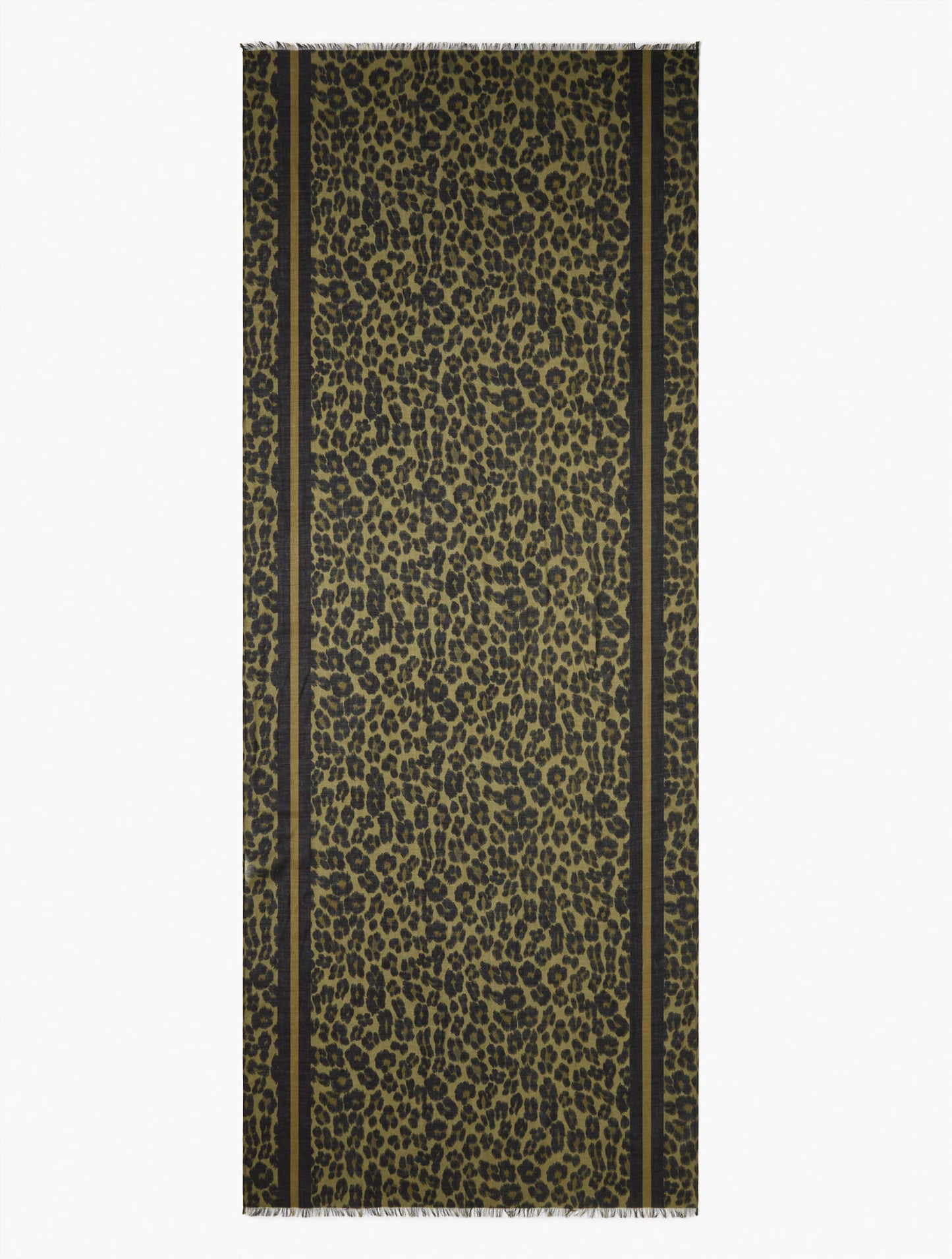 Opulent Ocelot Oblong Scarf