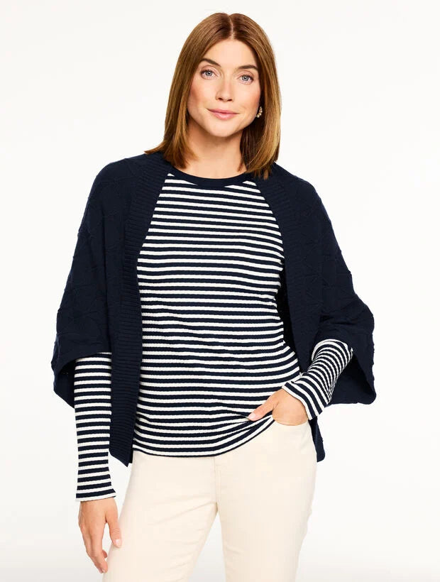 Echo Mixed Stitch Shrug