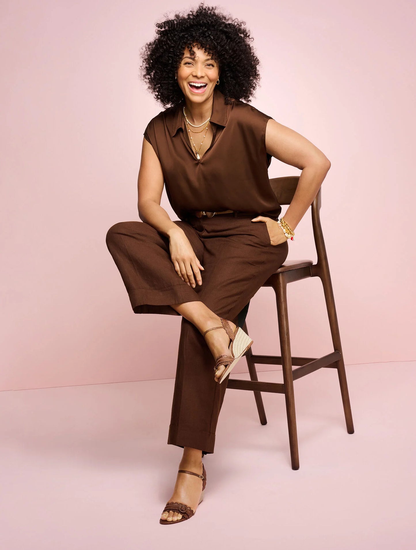 Soft Satin Charmeuse Top