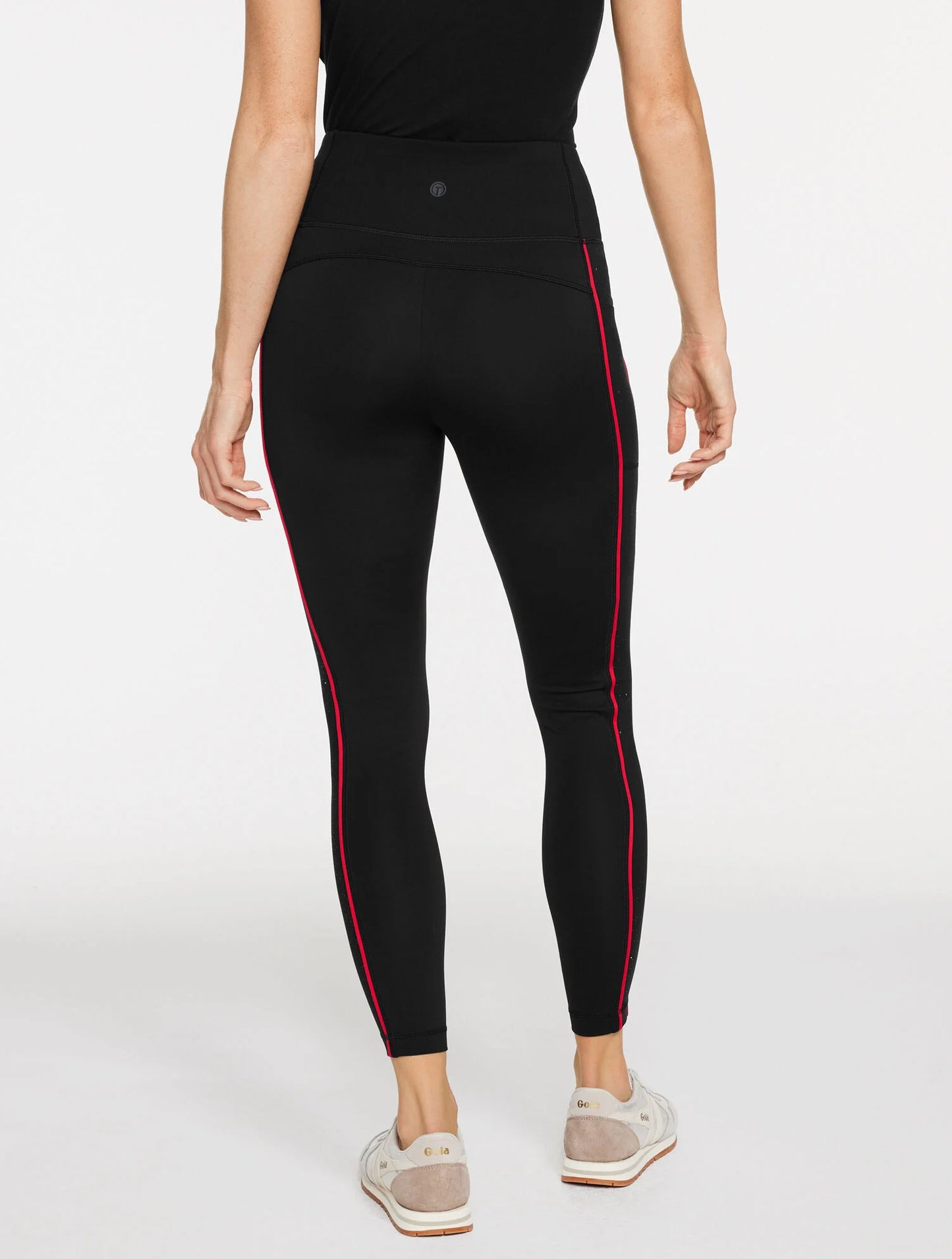 Luxe Fleeceback Leggings - Gleaming Dots