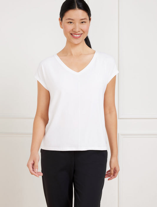 Supersoft Jersey V-Neck Tee