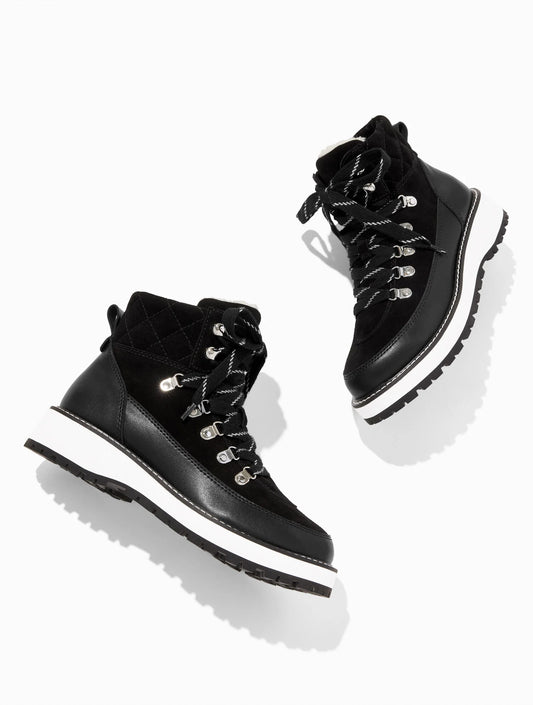 Jules Suede & Leather Hiker Boots