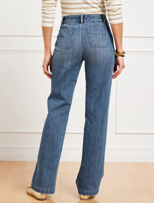 Classic Jean Trousers - Priscilla Wash