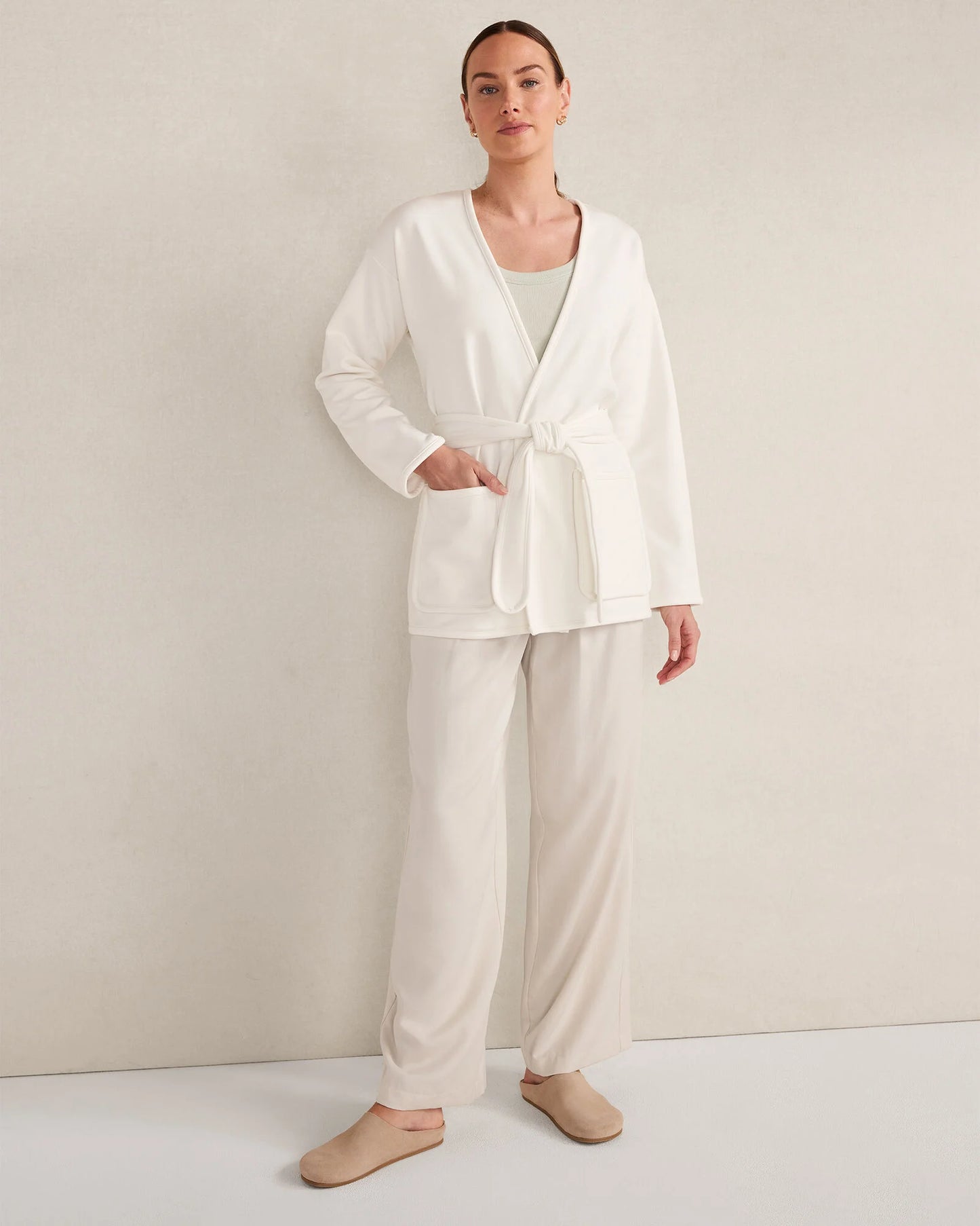 Soft-Brushed Fleece Wrap