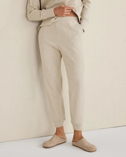 Organic Cotton Waffle Jogger