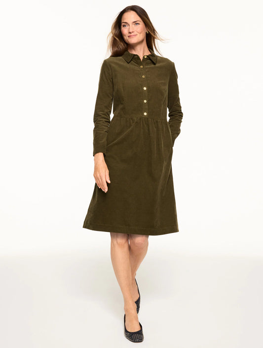 Corduroy Shirtdress