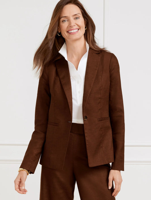 Linen Blend Blazer