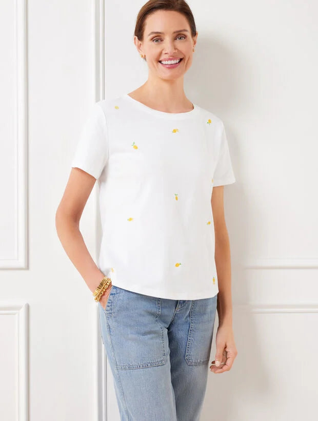 Crewneck Tee - Lemon Tree