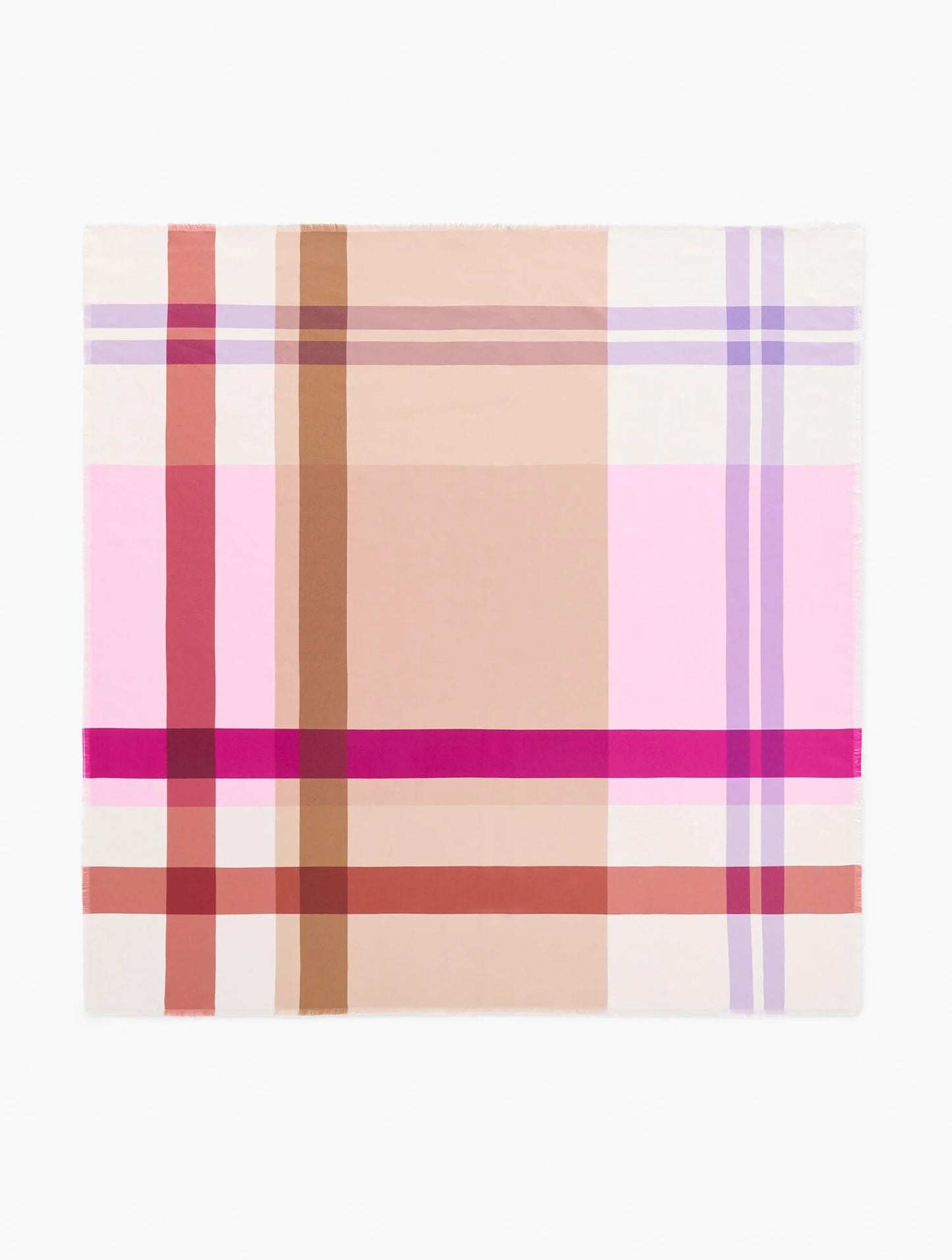 Echo Plaid Square Scarf