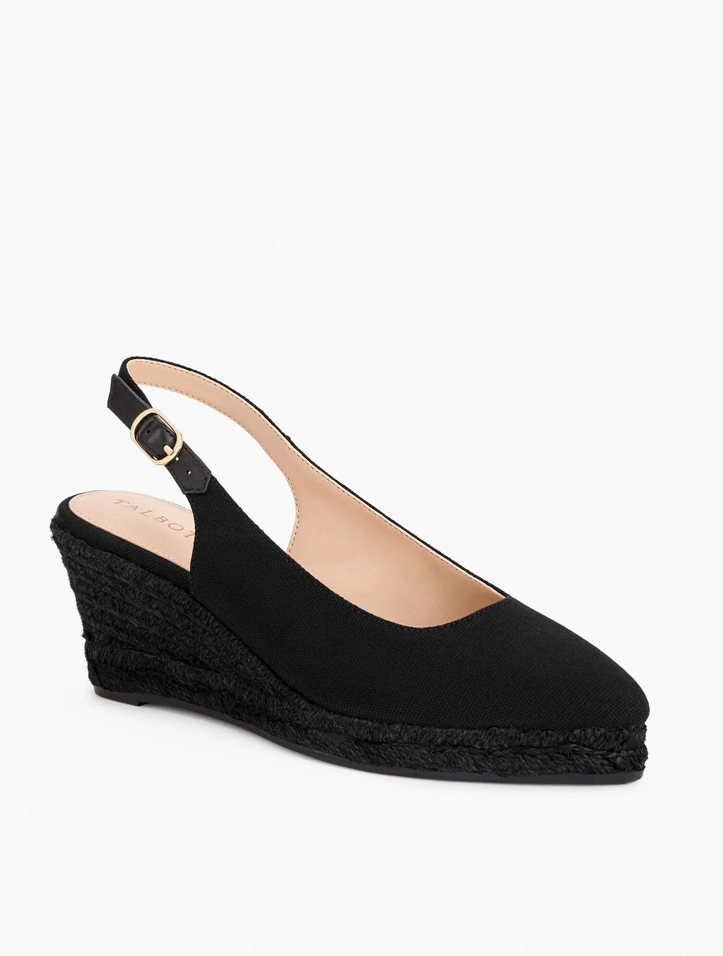 Vivi Canvas Slingback Espadrille Wedges