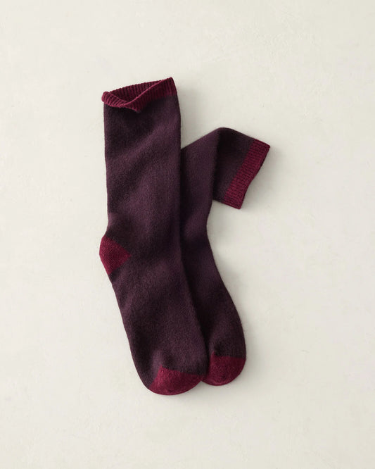 Cashmere Colorblock Socks
