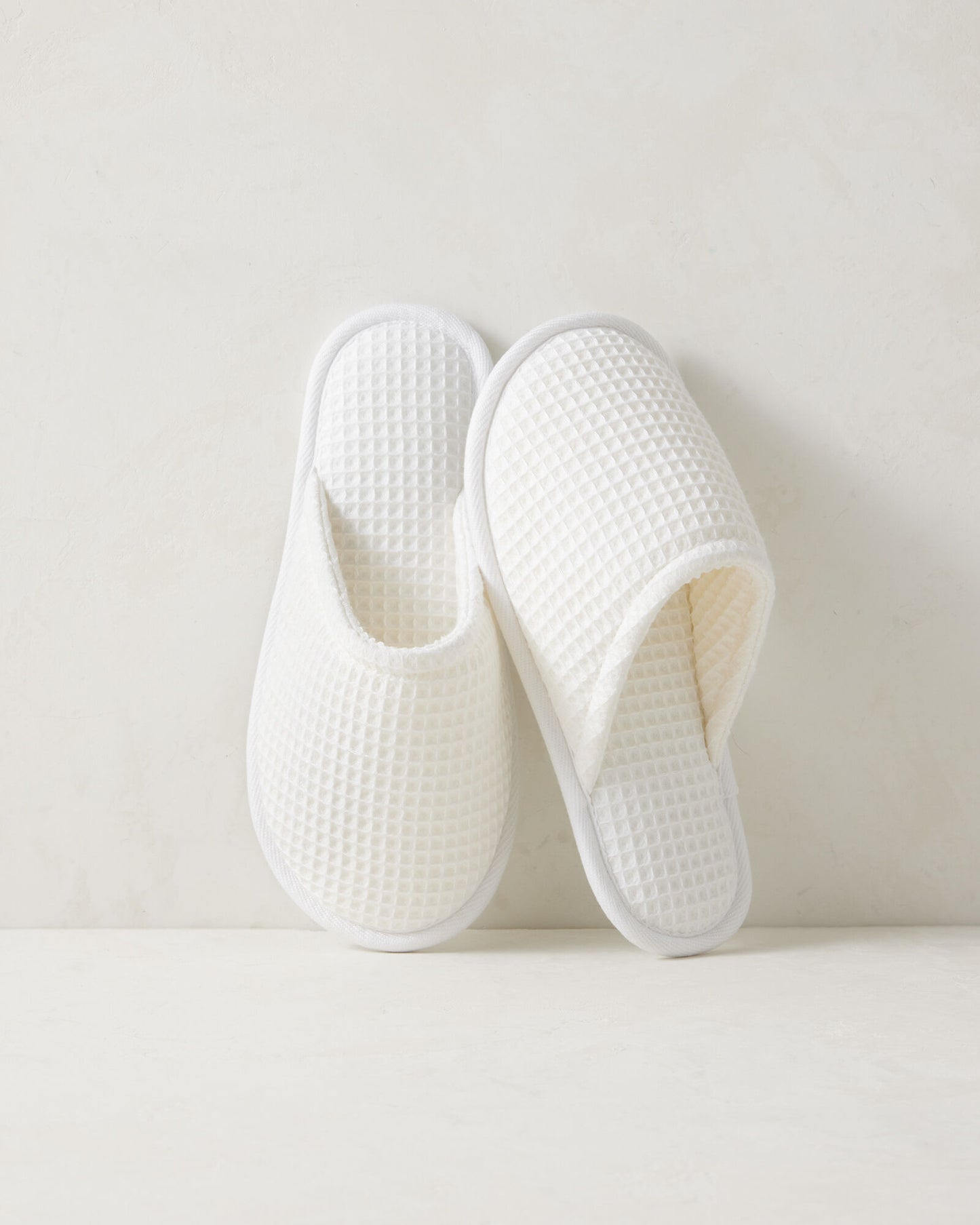 Organic Cotton Terry Waffle Slippers