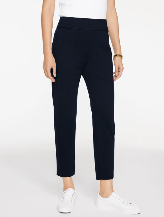 Tapered Leg Passport Ponte Pants