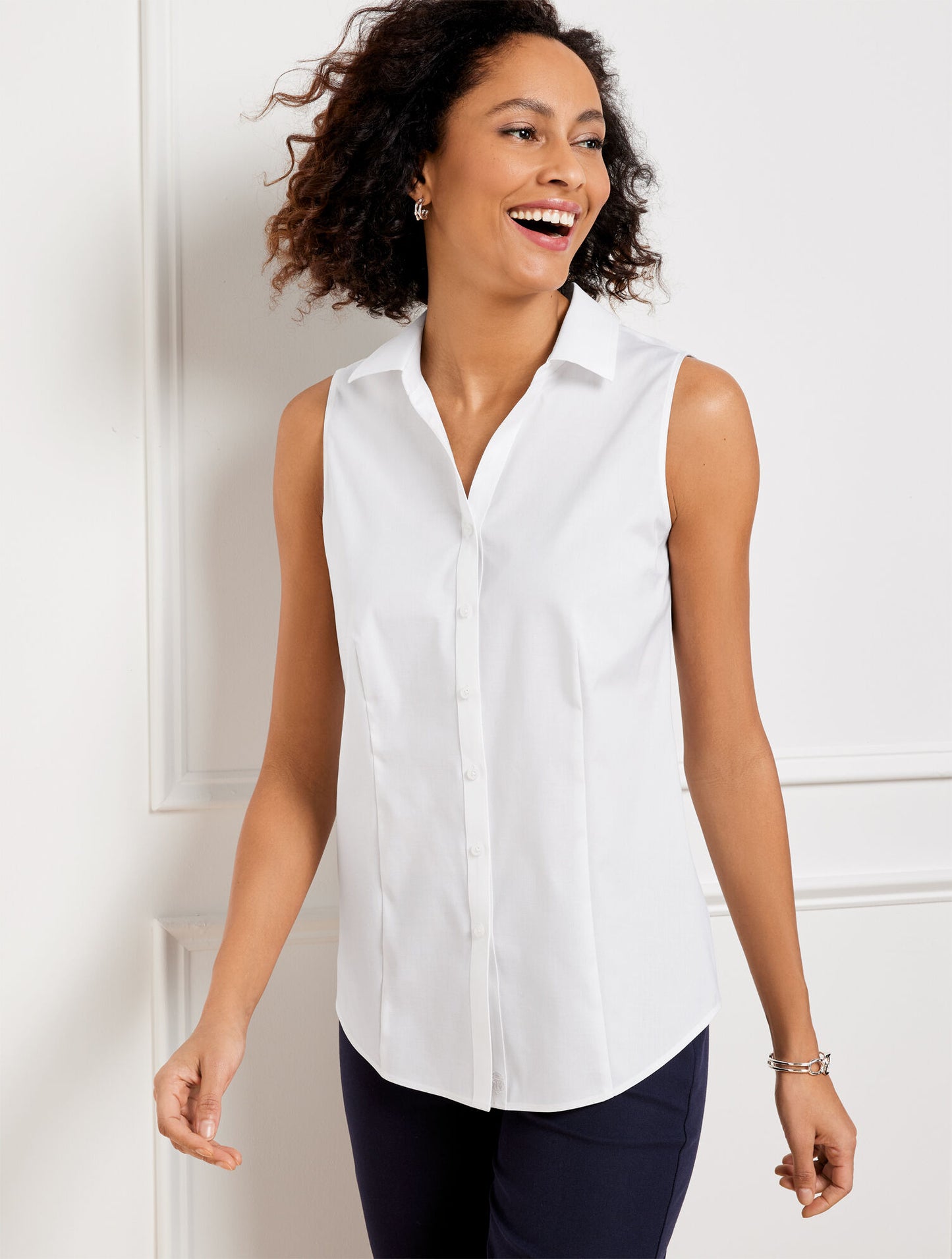 Non-Iron Sleeveless Perfect Shirt