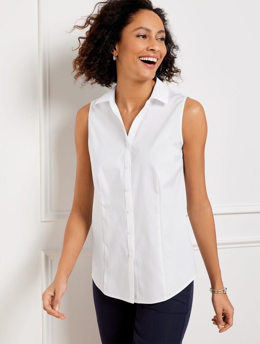 Non-Iron Sleeveless Perfect Shirt