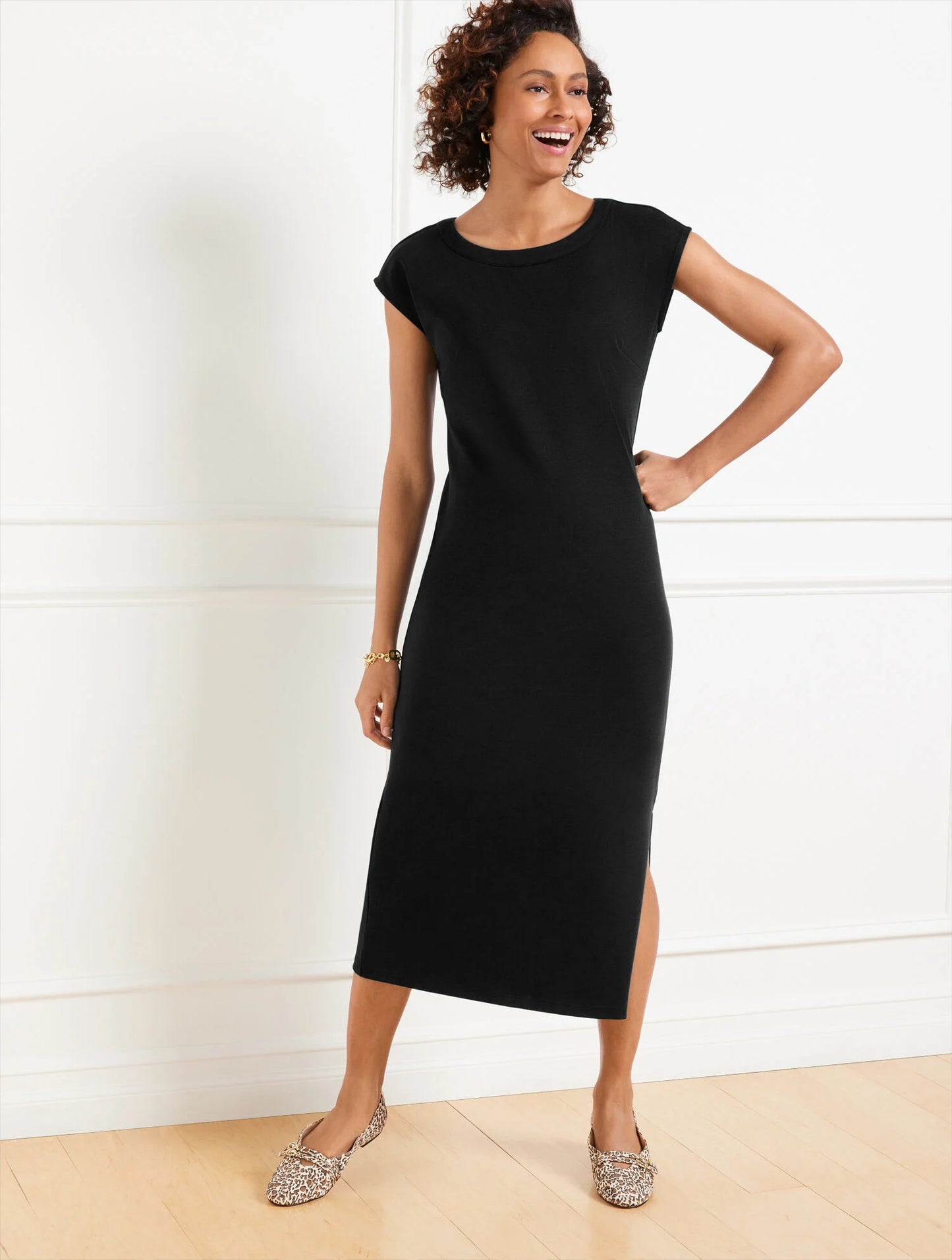 Passport Ponte Scoop Neck Dress