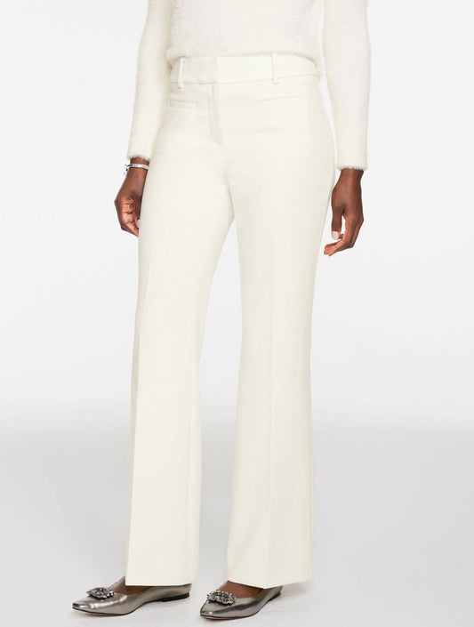Flare Leg Tailored Stretch Pants