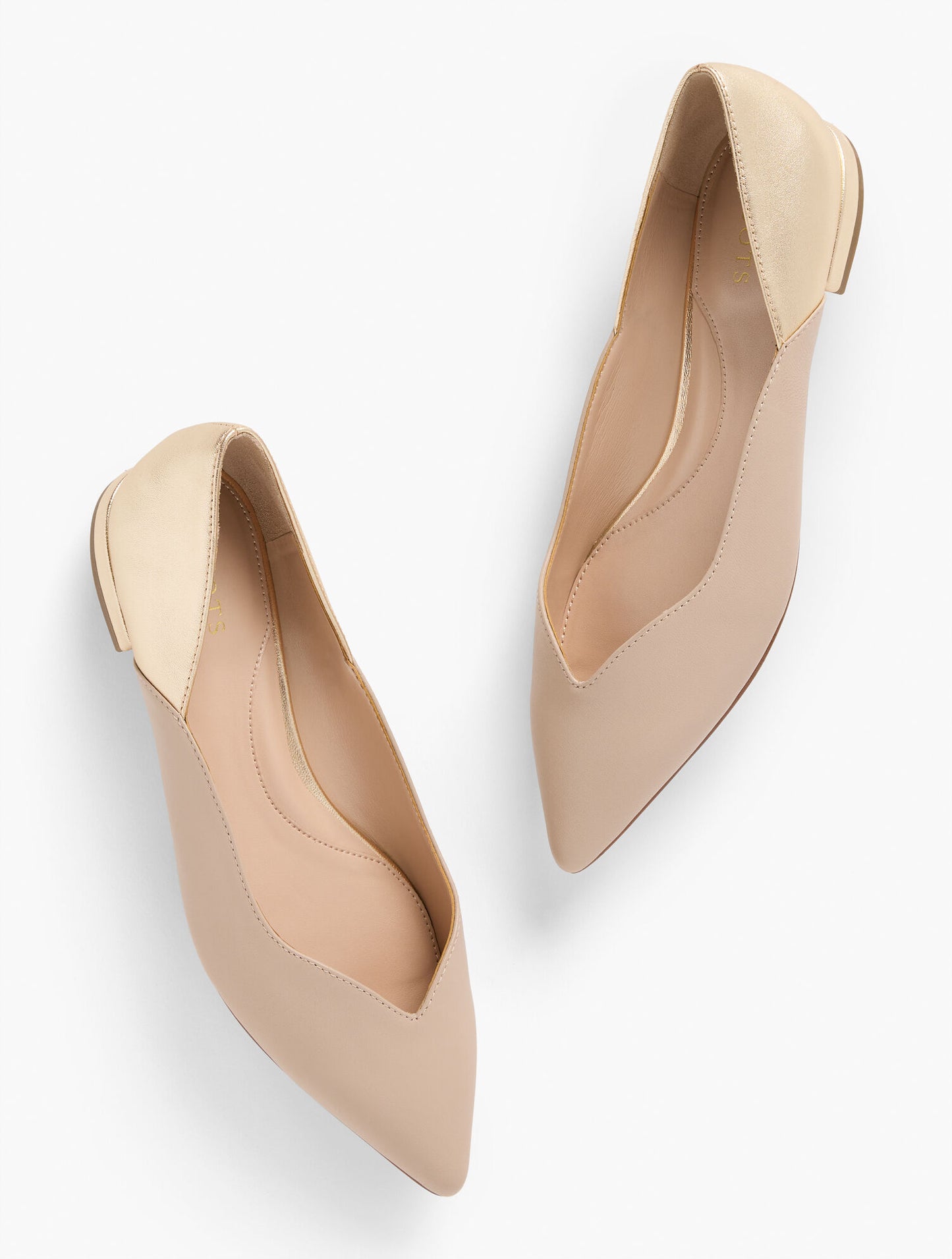 Portia Metallic Nappa Flats