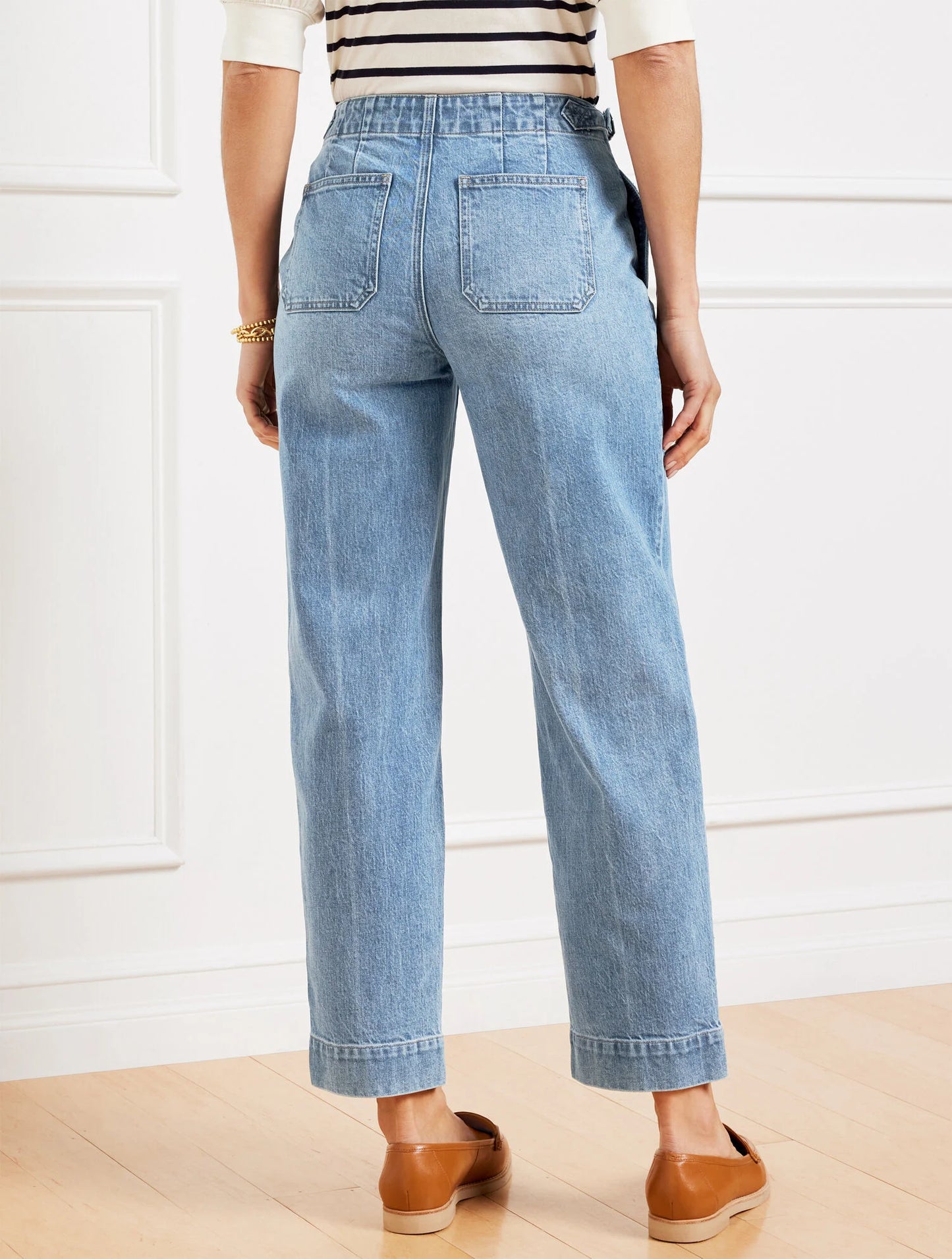 Straight Ankle Jeans - Blaire Wash