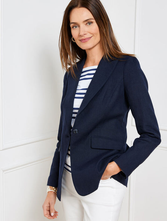 Classic Linen Blazer