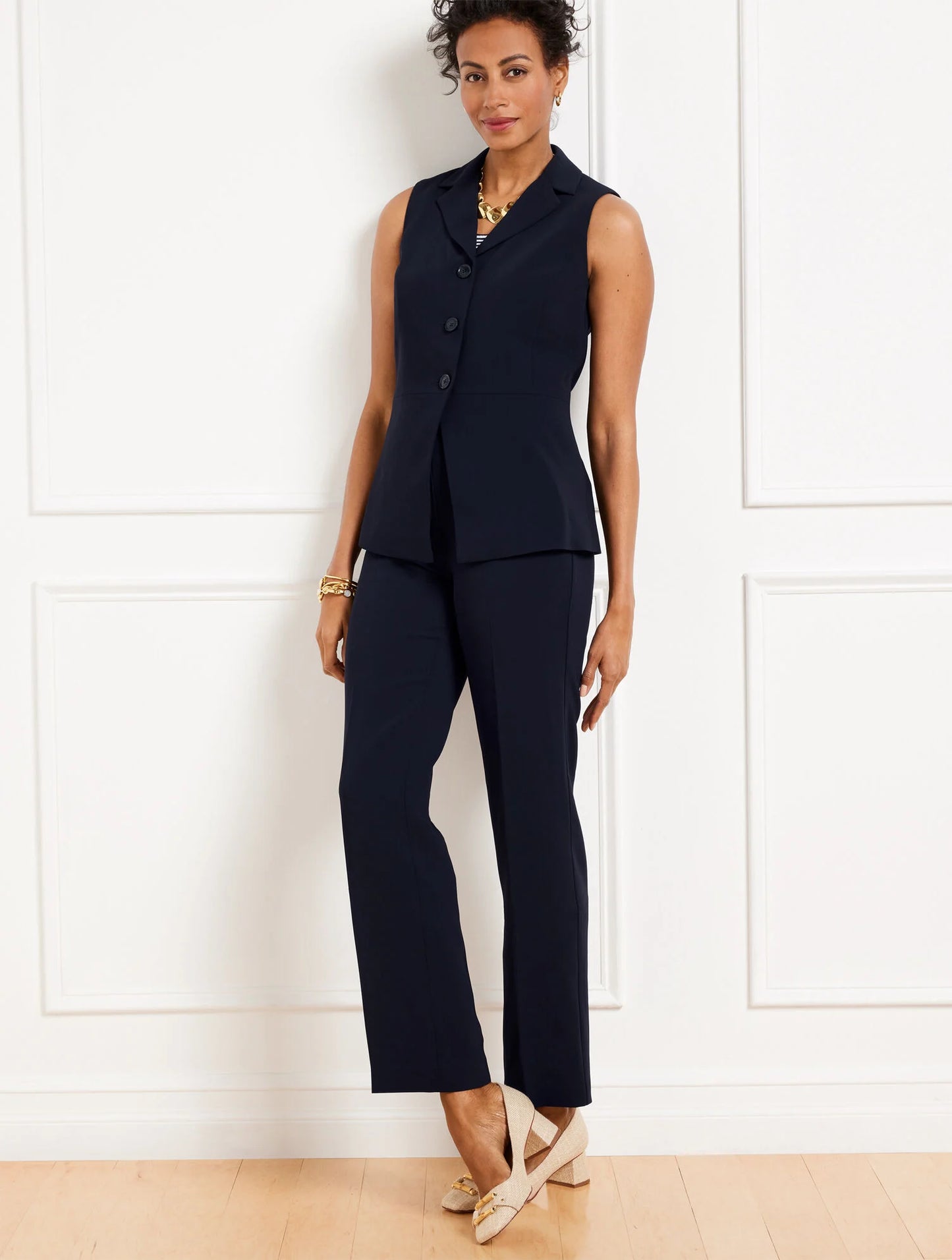 Easy Travel Peplum Vest