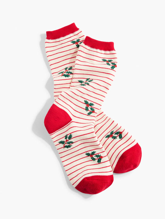 Holly Berry Trouser Socks