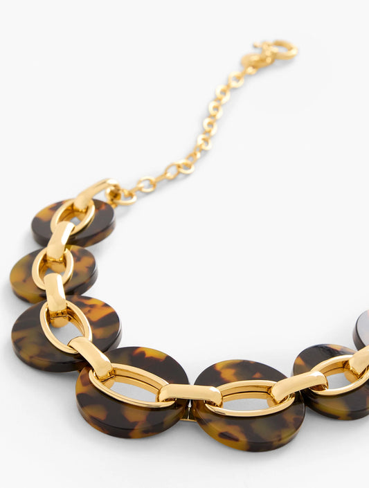 Tortoiseshell Statement Necklace