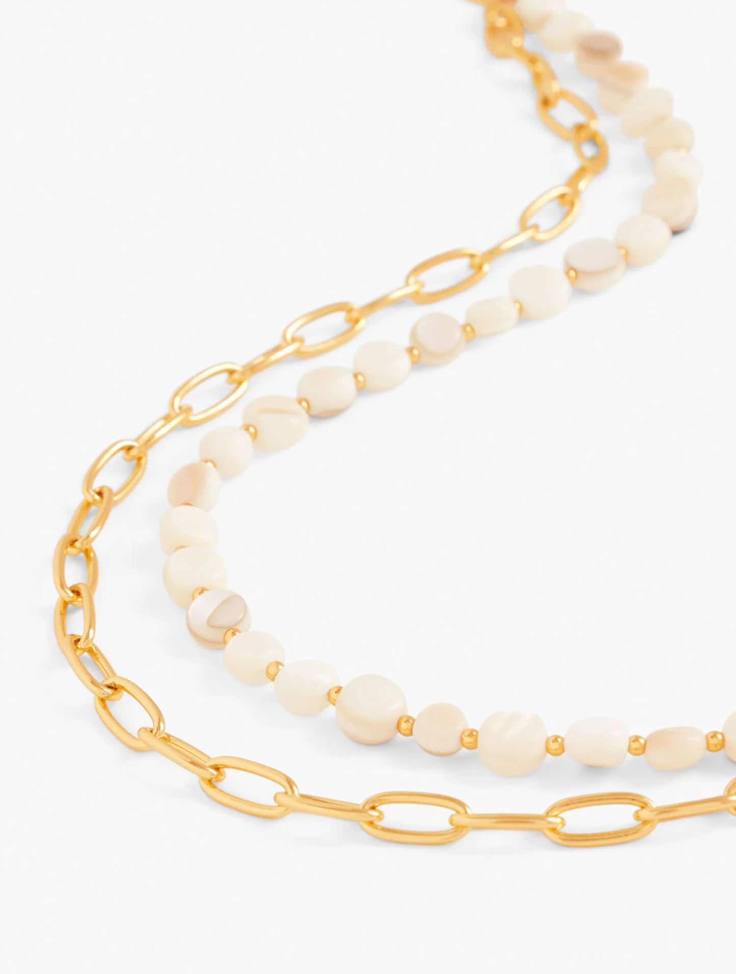 Mother-of-Pearl Layered Necklace