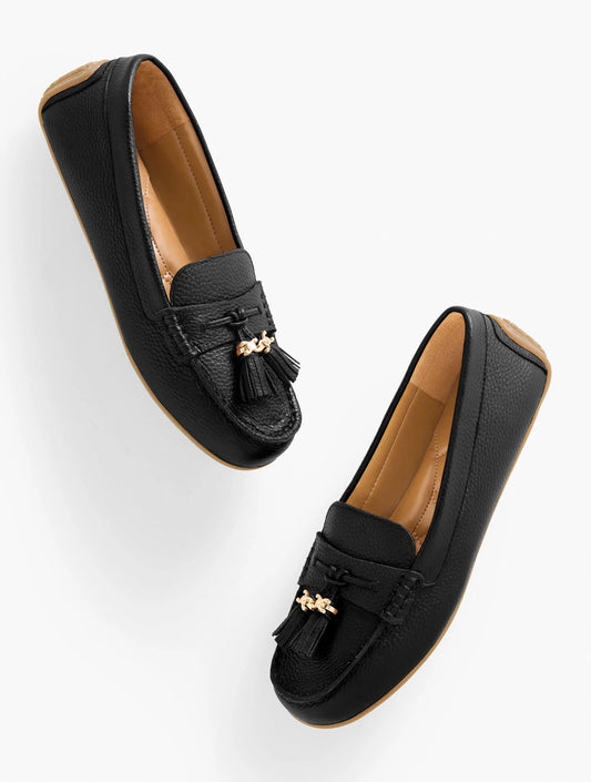 Arden Driving Loafers - Pebble Leather