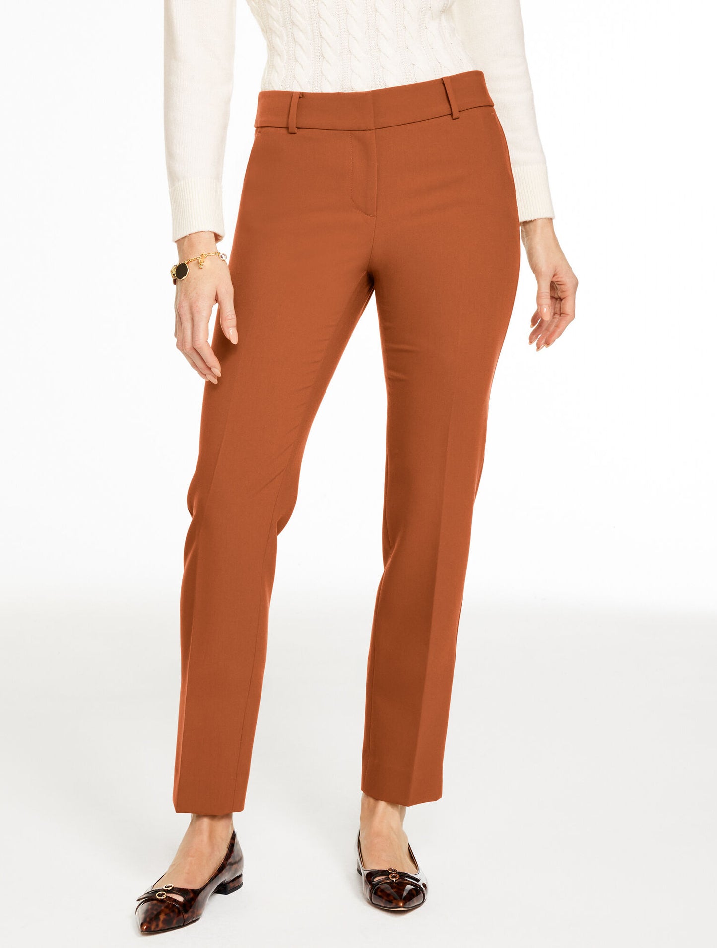 Talbots Hampshire Straight Ankle Pants