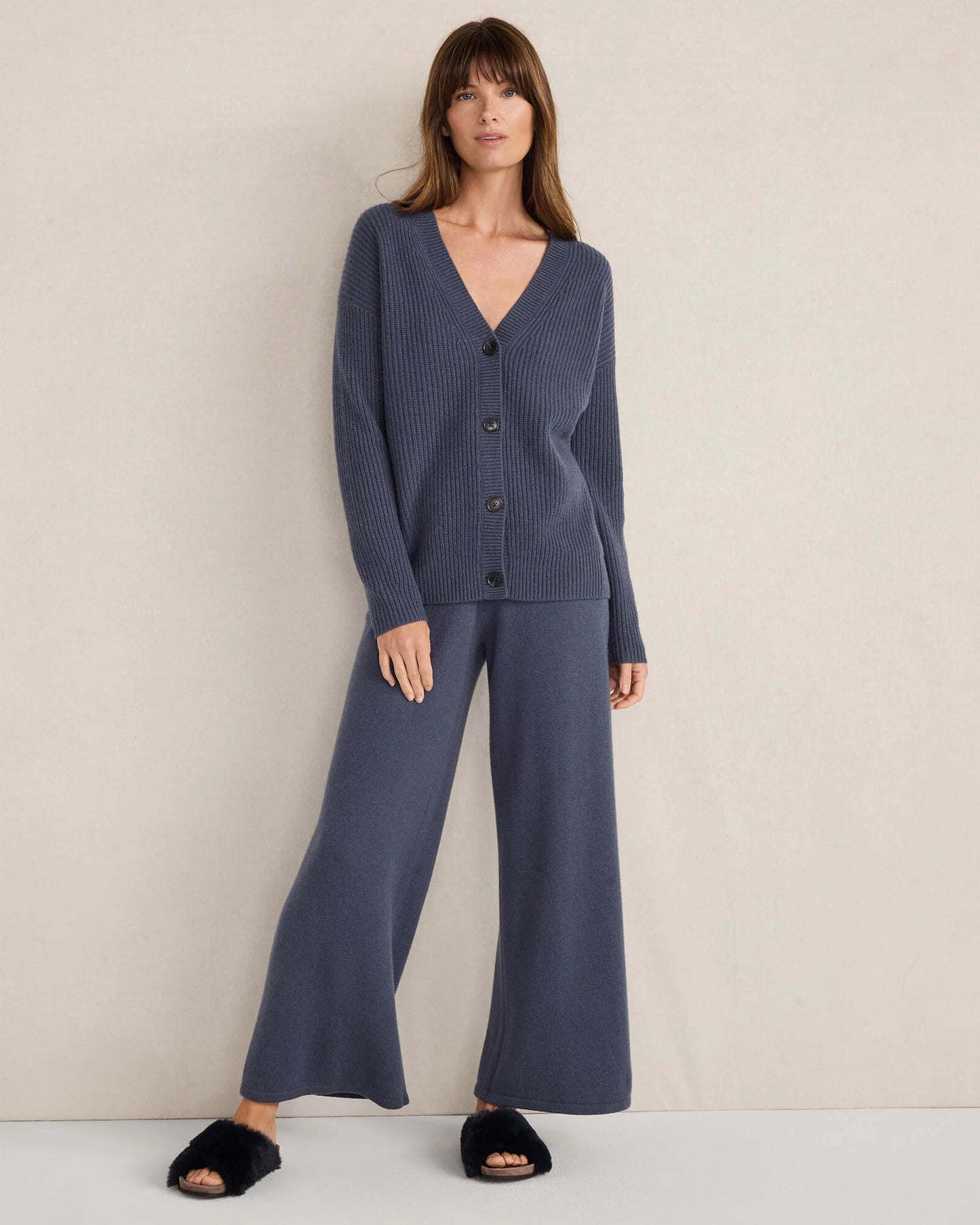 Cashmere Wide Leg Pants