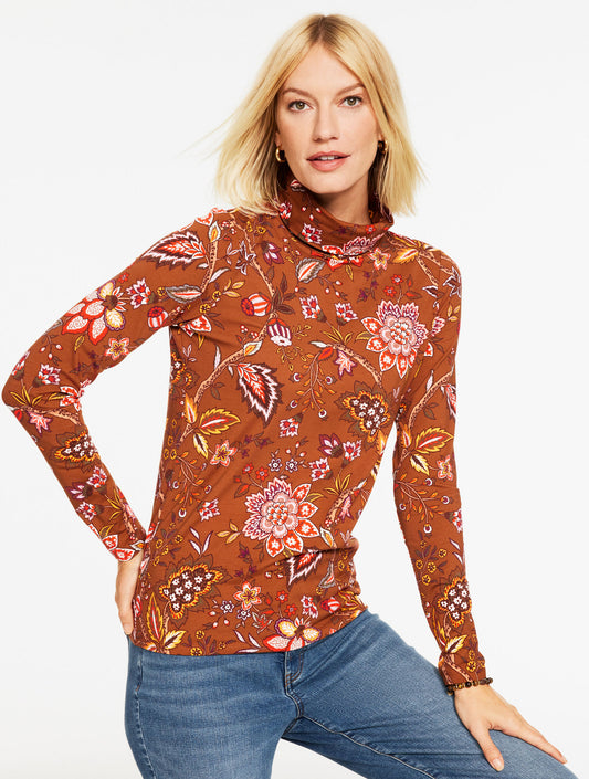 Classic Turtleneck - Blooming Jacobean