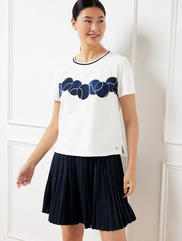 Piqué Oversized Crewneck Tee - Tennis Ball