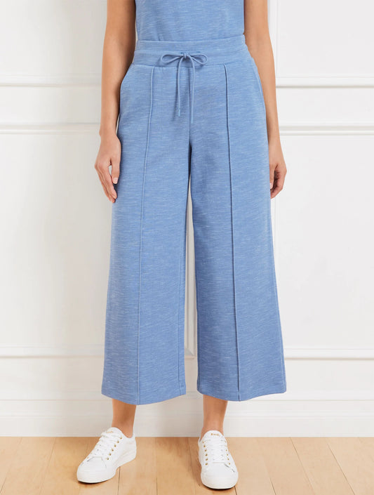 AirKnit Stretch Wide Crop Pants - Dark Marine