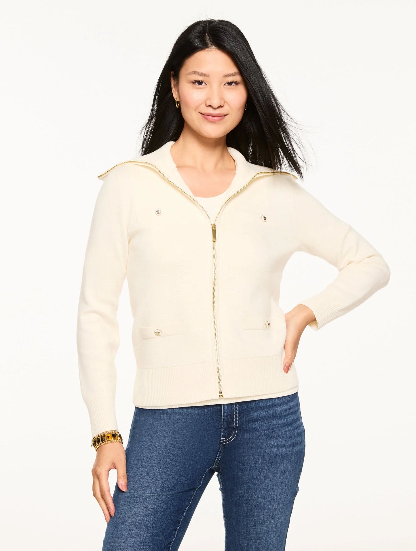 Full-Zip Cardigan
