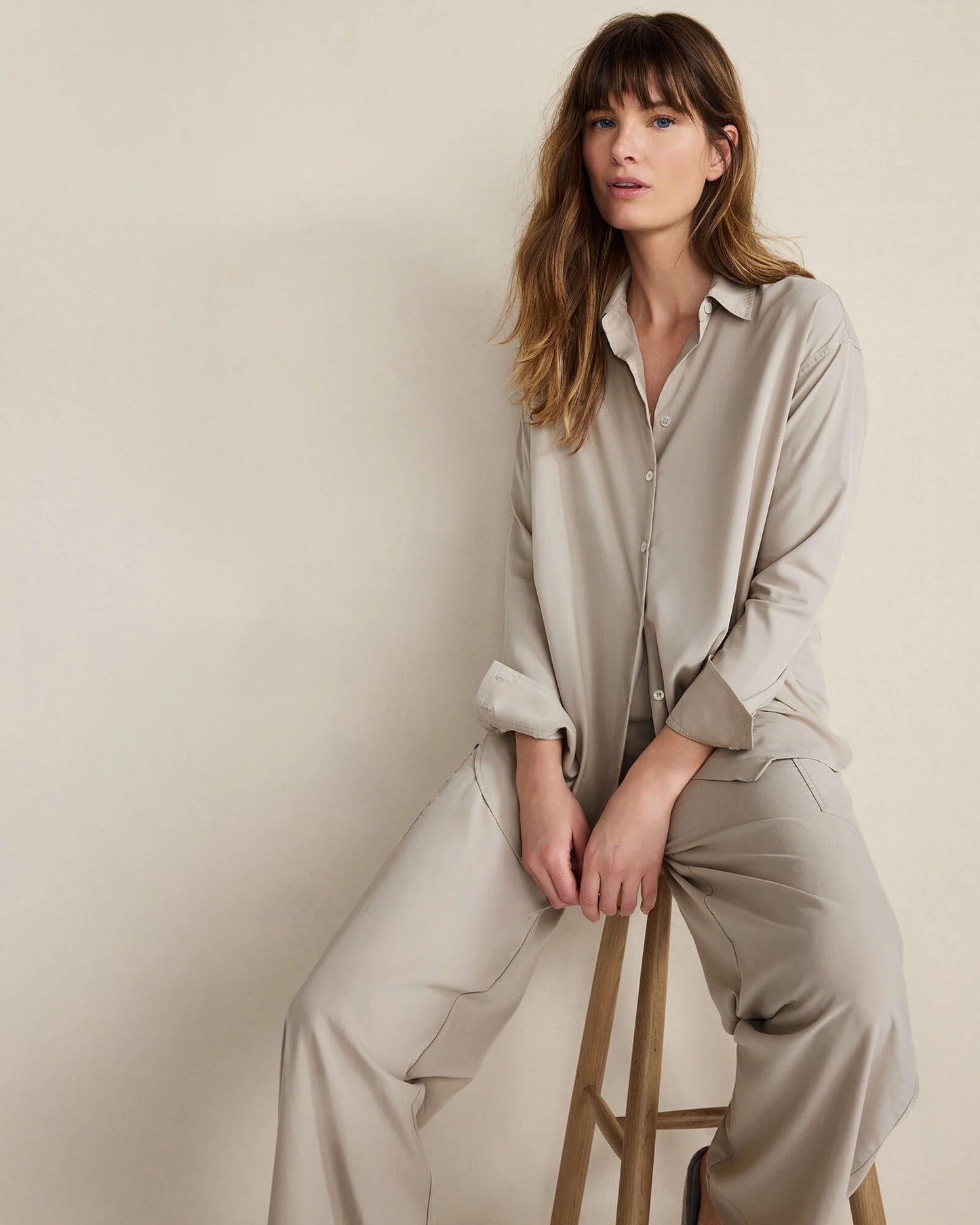 Drapey Modal Cargo Pants