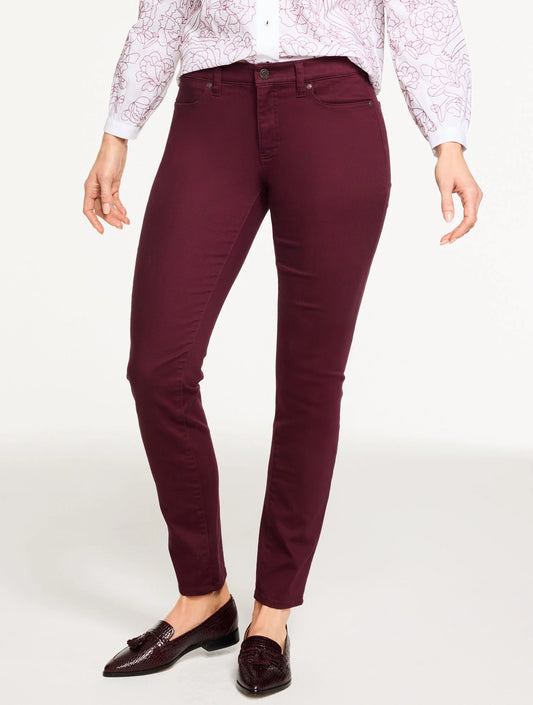 Slim Ankle Jeans - Solid - Curvy Fit
