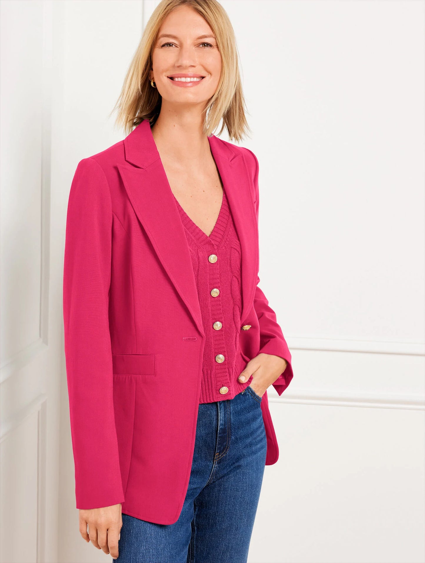 Tailored Stretch Blazer