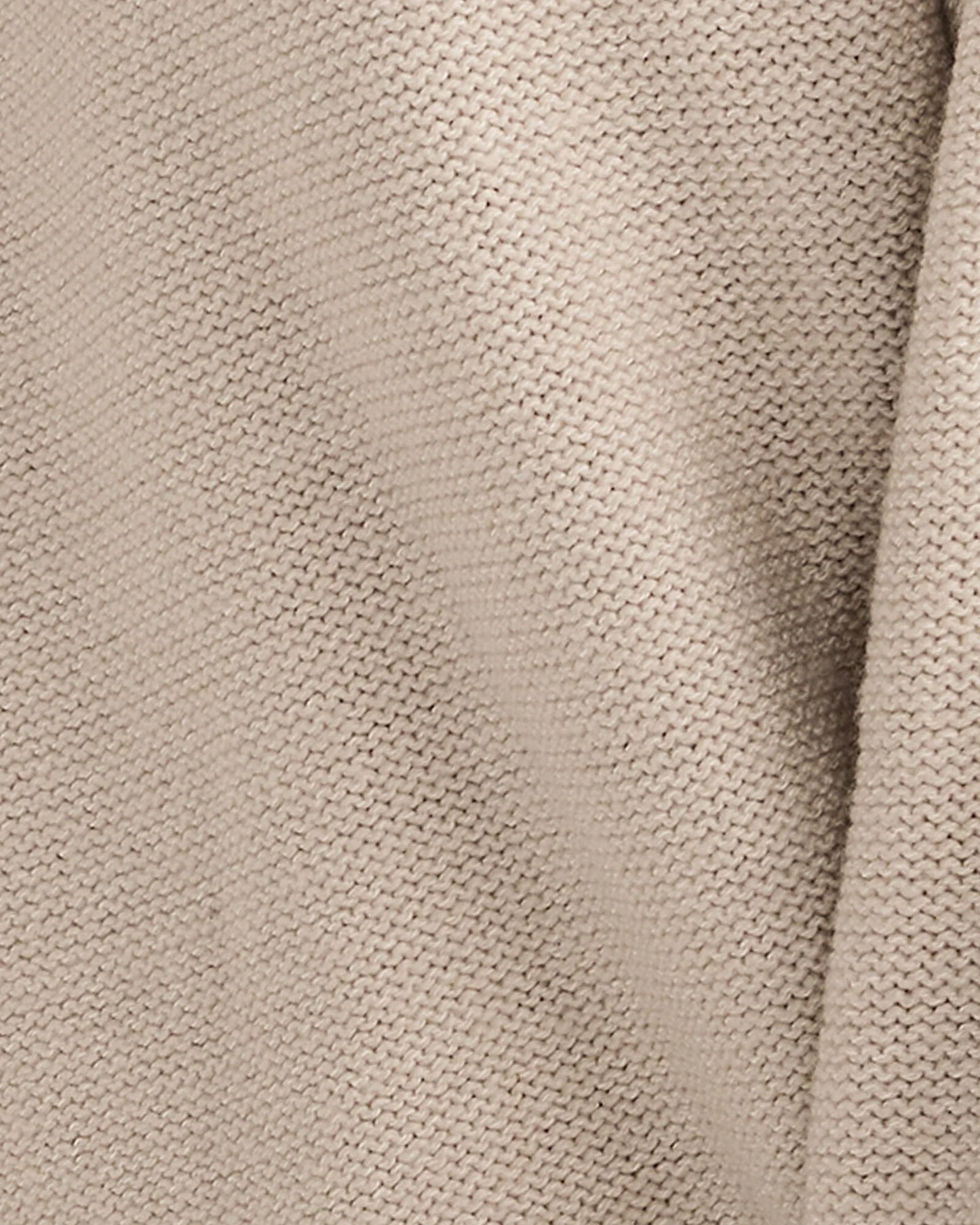 Cotton Blend Mockneck Sweater