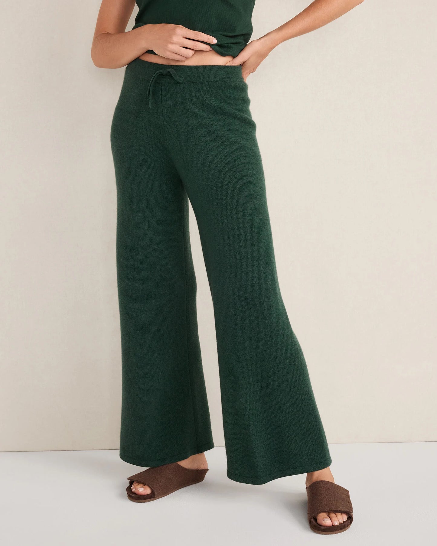 Cashmere Wide Leg Pants