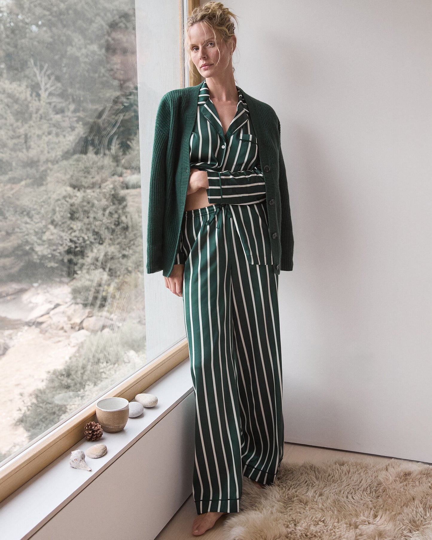 Cashmere Shaker Stitch Cardigan