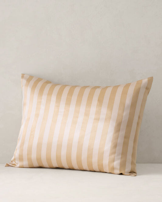 Washable Silk Cortado Stripe Pillowcase