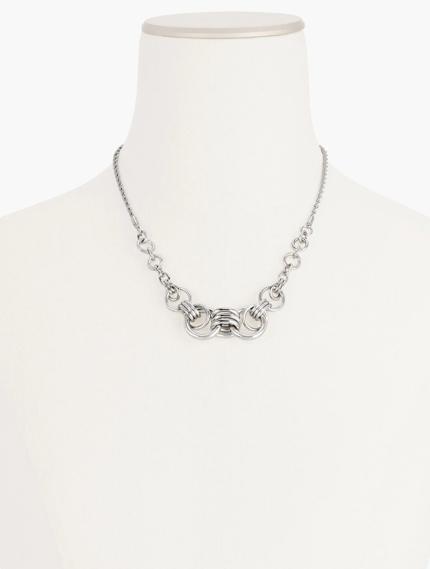 Interlock Sculptural Necklace