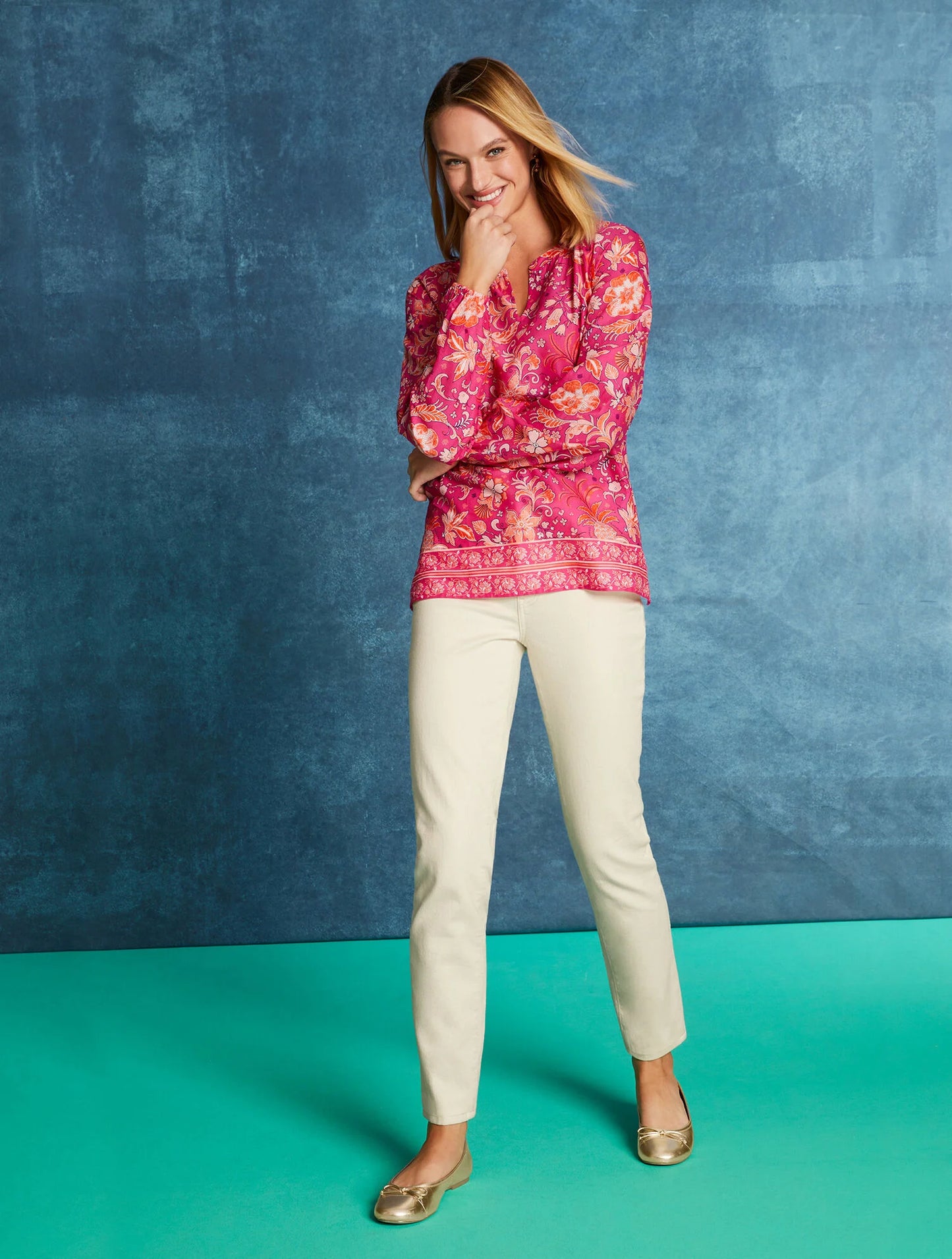 Slim Ankle Jeans - Natural