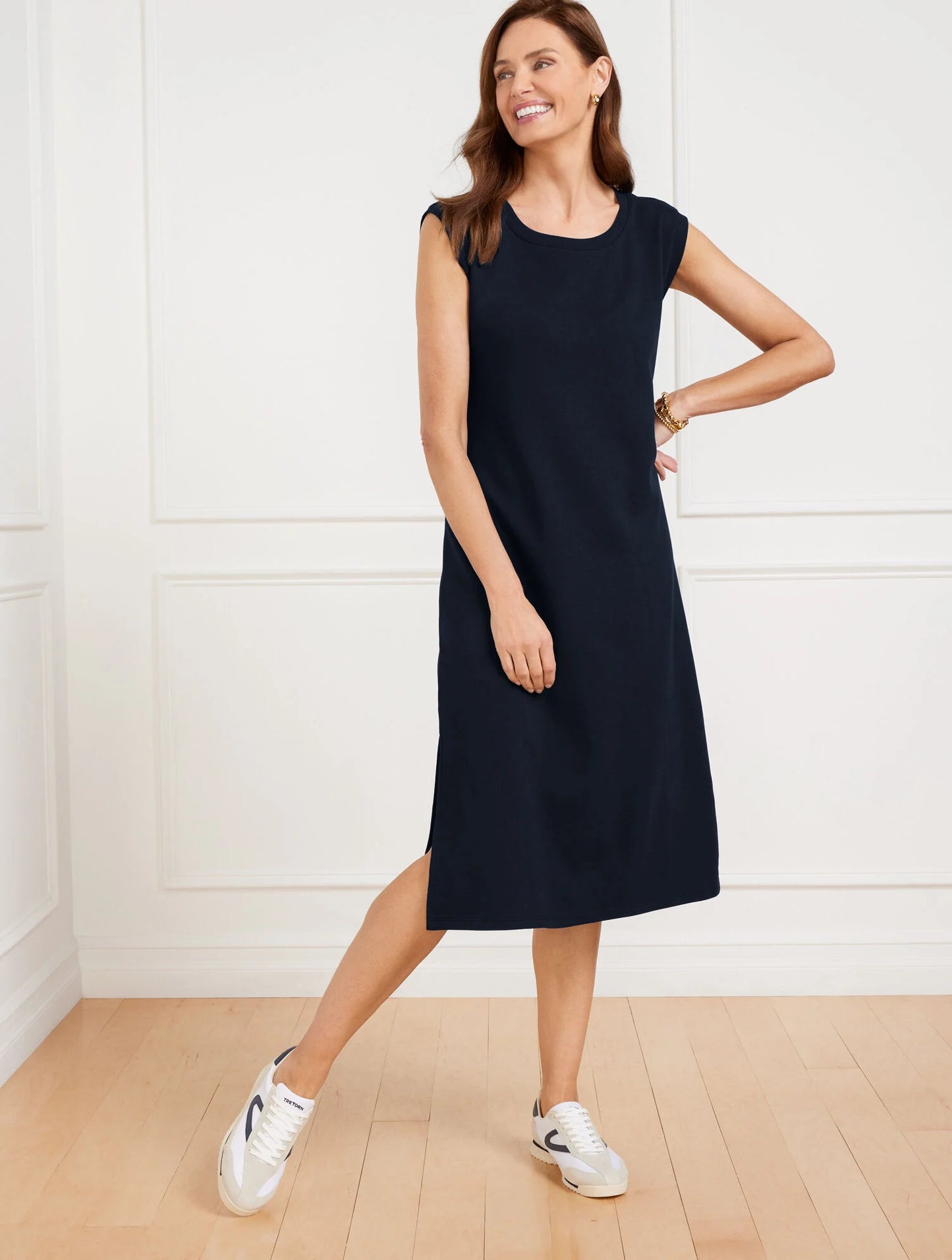 Seaside French Terry Midi T-Shirt Dress