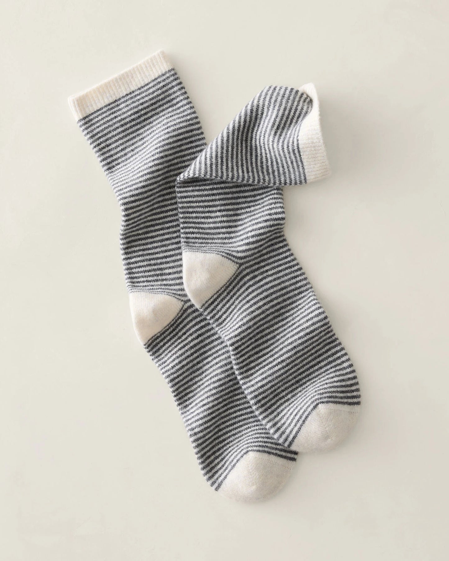Cashmere Striped Socks