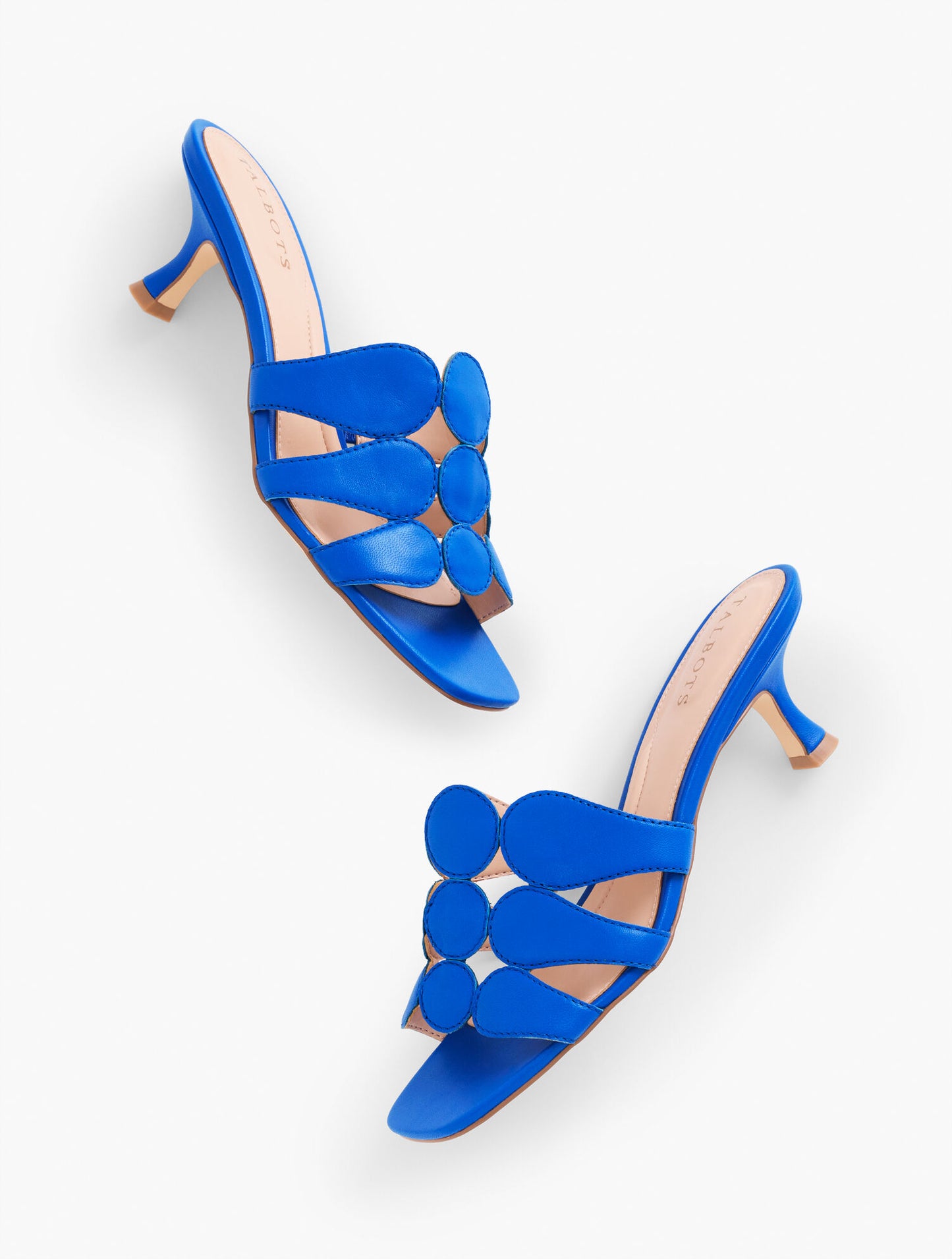 Sabel Nappa Flare Heel Sandals